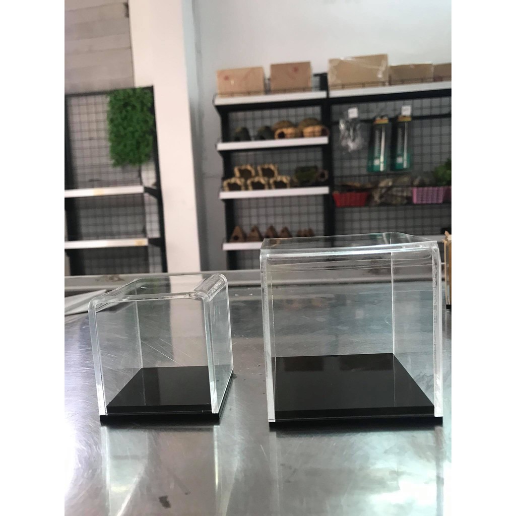 Hộp trưng bày mô hình mica acrylic cao cấp
