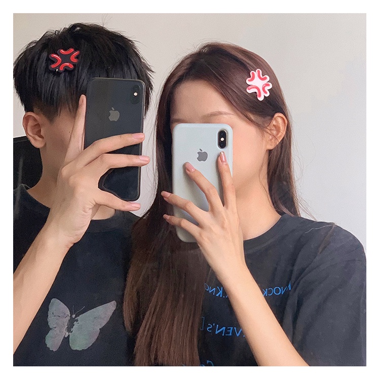 Kẹp tóc họa tiết Emoji Hàn Quốc cực HOT cho nữ