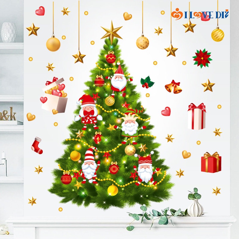 Decal Dán Tường Chủ Đề Giáng Sinh