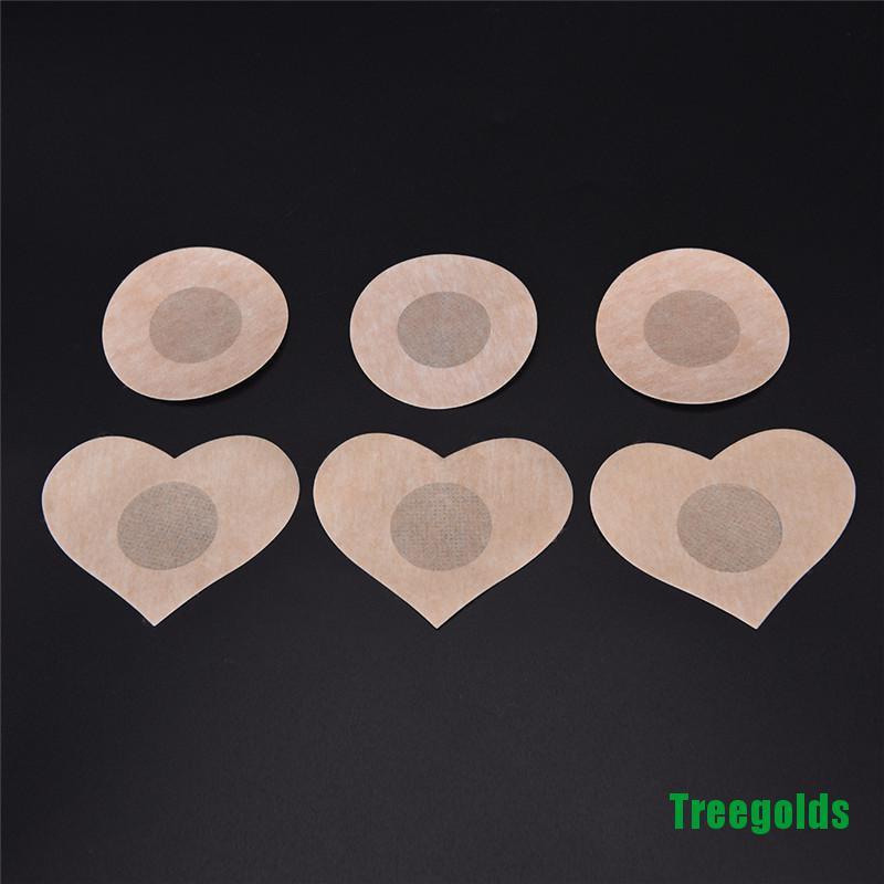 Bộ 10 miếng dán nhũ hoa hình tròn/ trái tim xinh xắn | BigBuy360 - bigbuy360.vn