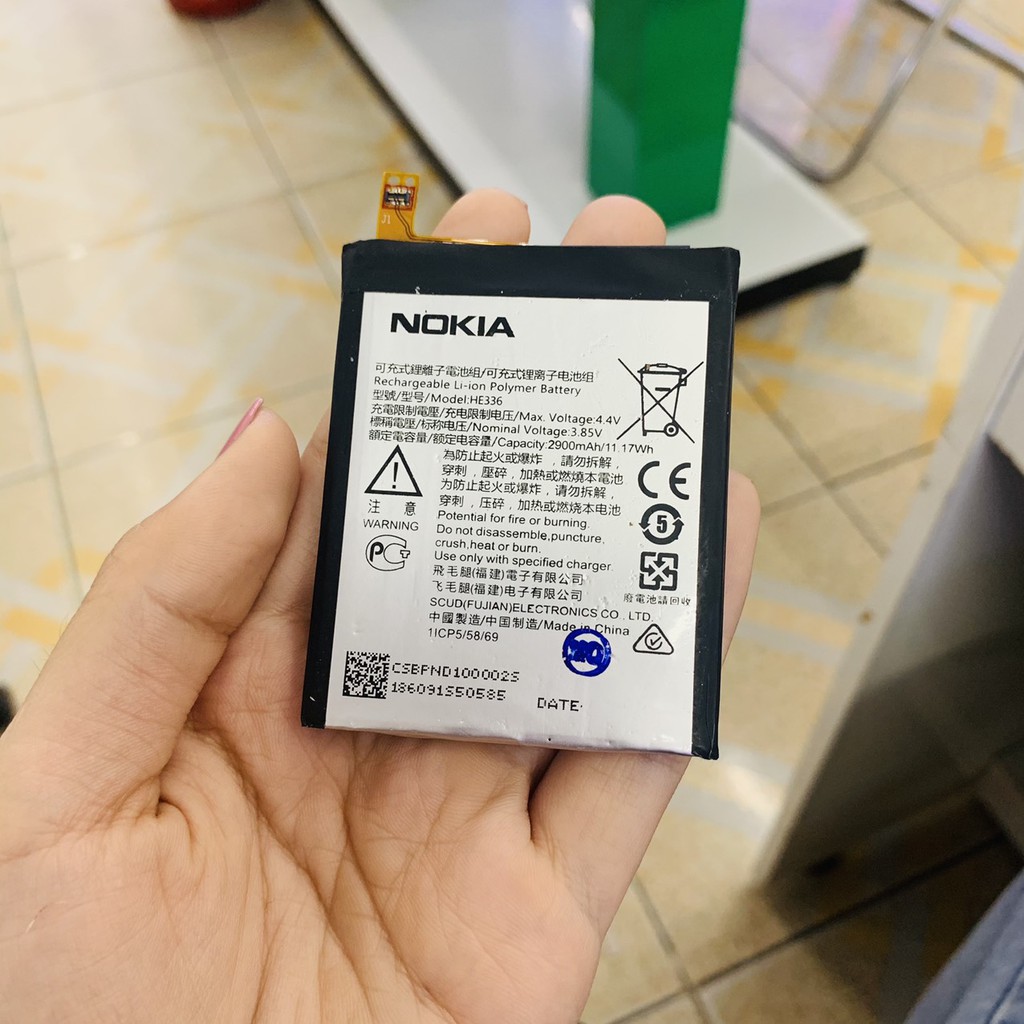 Pin Nokia 5 zin mã HE336, bảo hành đổi trả