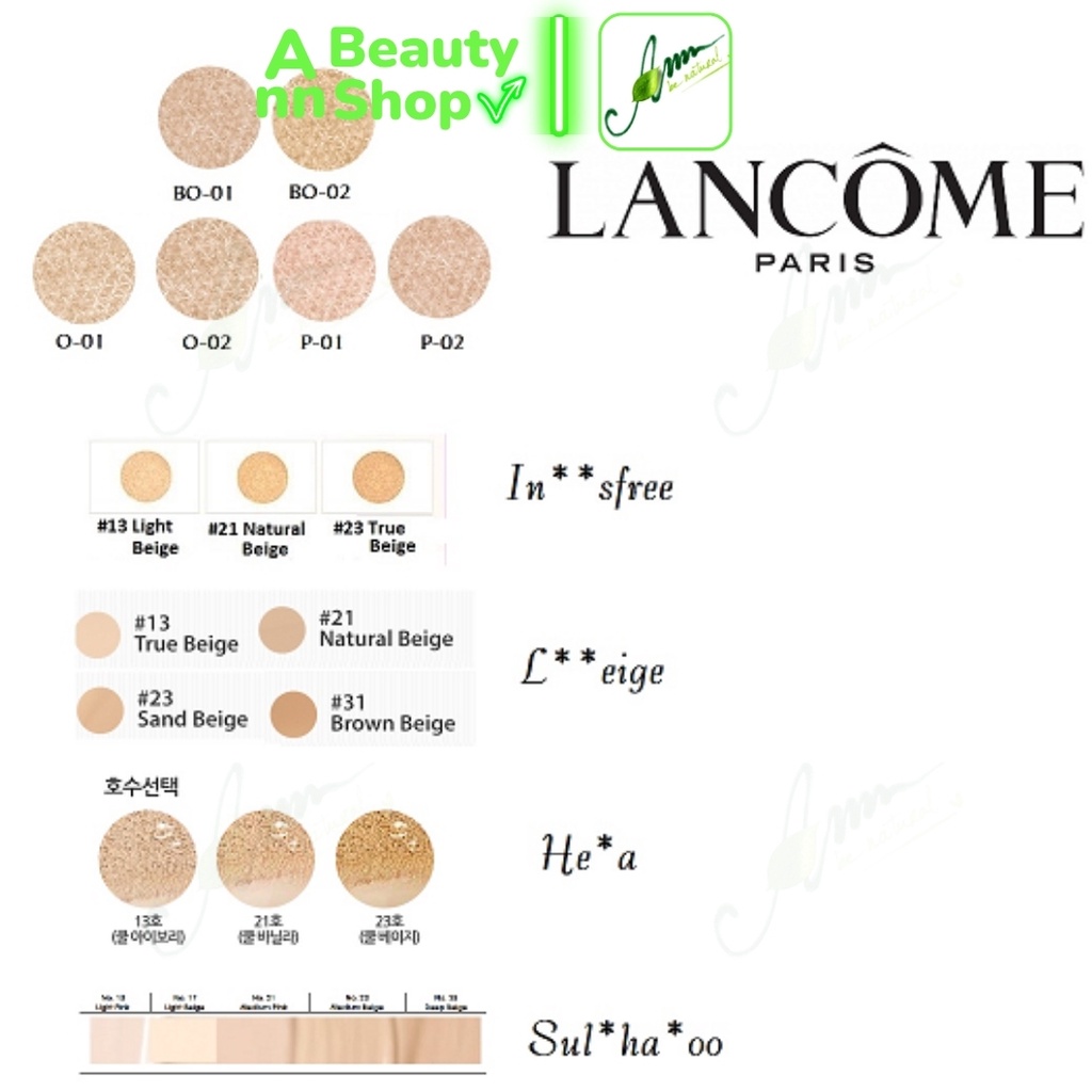 Cushion LANCÔME Blanc Expert Cushion Light Coverage APF36 / PA+++ (DATE 4/2022)