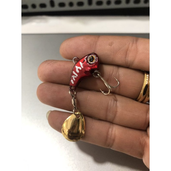 Cá sắt lure có thìa xoay lưỡi Vib nặng 7g /10g /14g