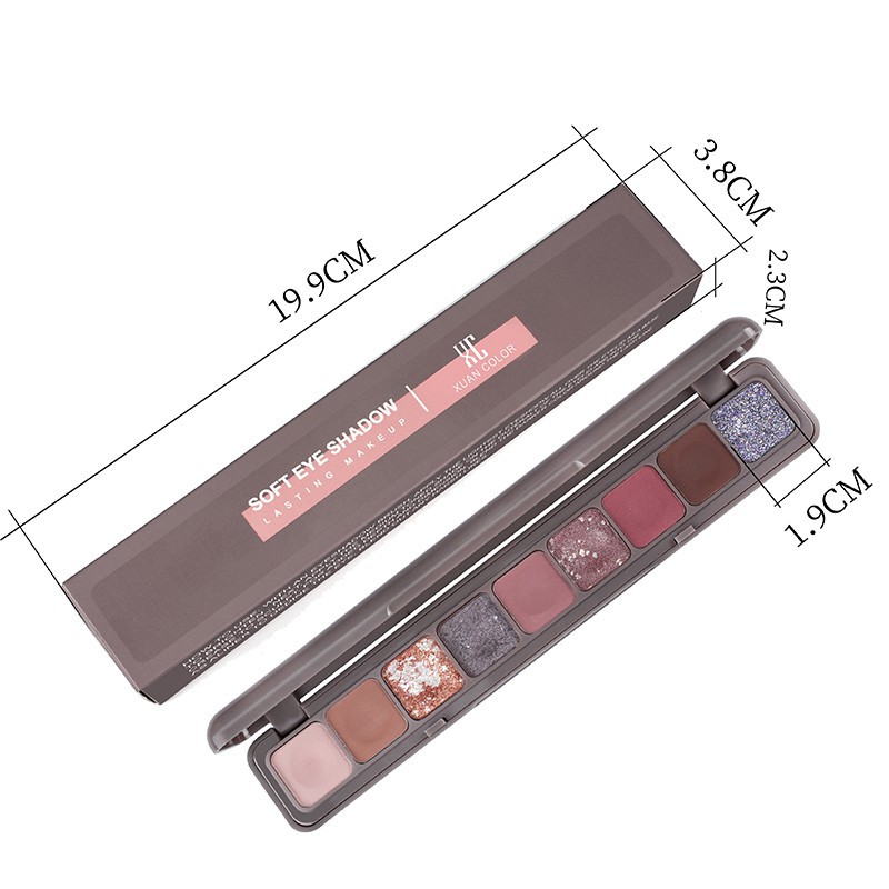 [Hàng mới về] Bảng phấn mắt Xuan Color dạng bàn phím 9 màu chống nước lâu trôi | BigBuy360 - bigbuy360.vn