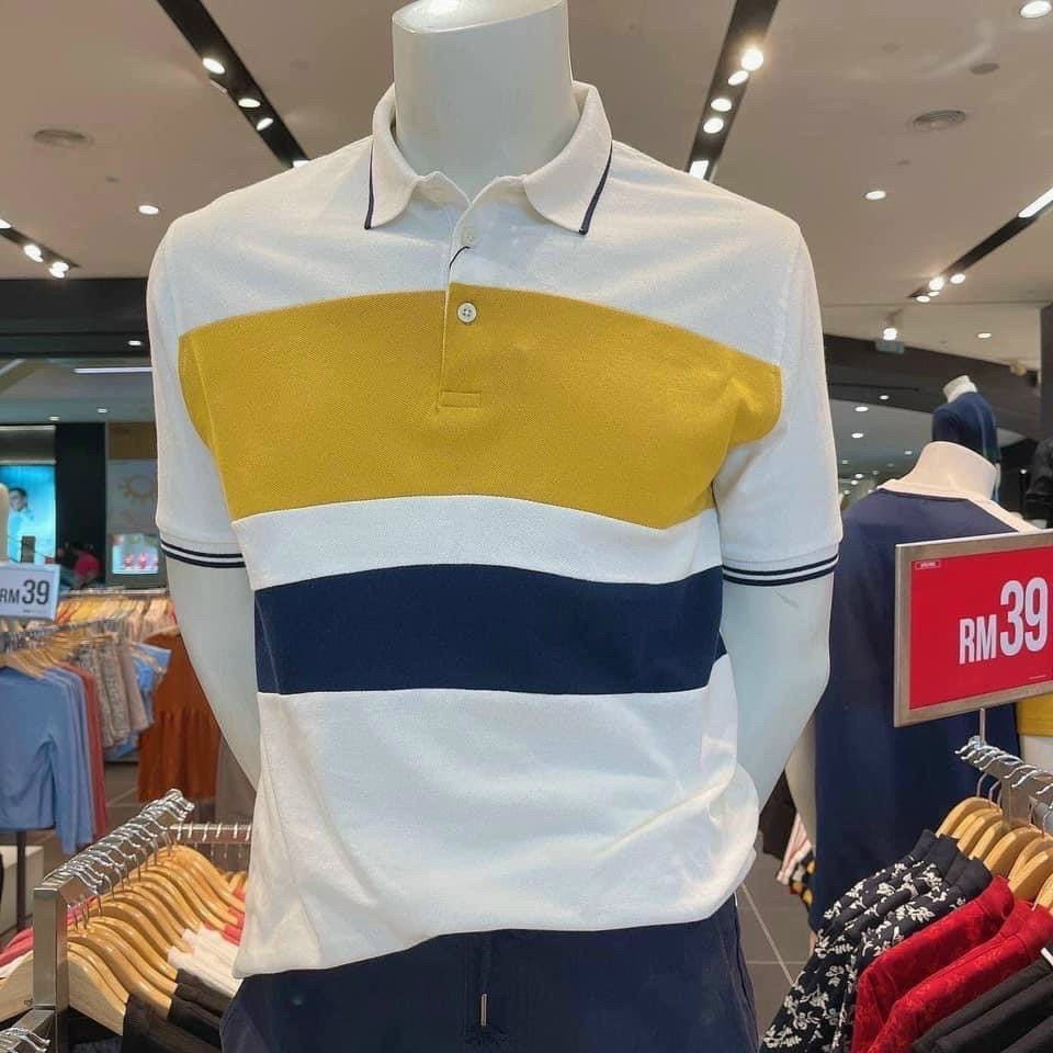 ÁO PHÔNG POLO 3 TONE MÀU CỔ ĐỨC CHO NAM | BigBuy360 - bigbuy360.vn