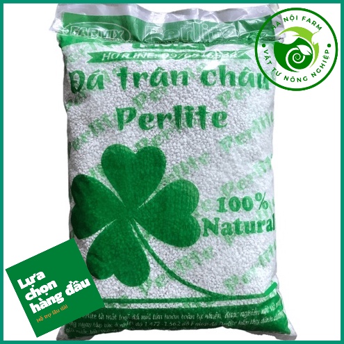 1kg Đá perlite trân châu siêu nhẹ - Túi 10Lit