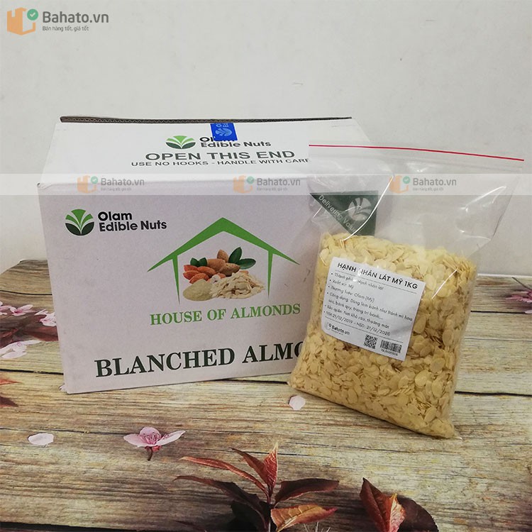 Hạnh nhân lát Mỹ 1kg