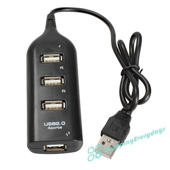 Bộ chia 4 cổng USb 2.0 tốc độ cao mini cho laptop/máy tính để bàn