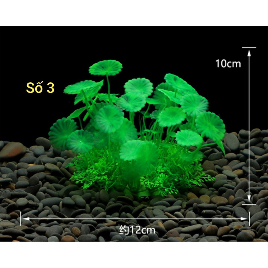 Cây thủy sinh bằng nhựa trang trí bể cá- Cây nhựa trang trí thủy sinh giá rẻ