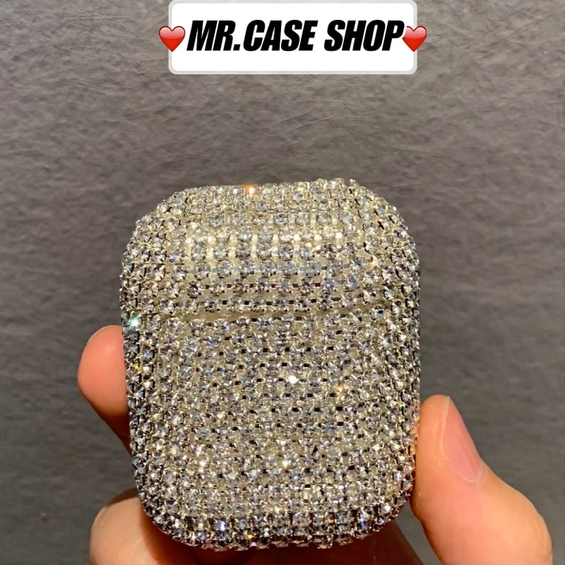 Case Airpod 1/2 Pro Vỏ Ốp Đựng Tai NgheĐính Full Đá Siêu Lấp Lánh - Mr.Case Airpods