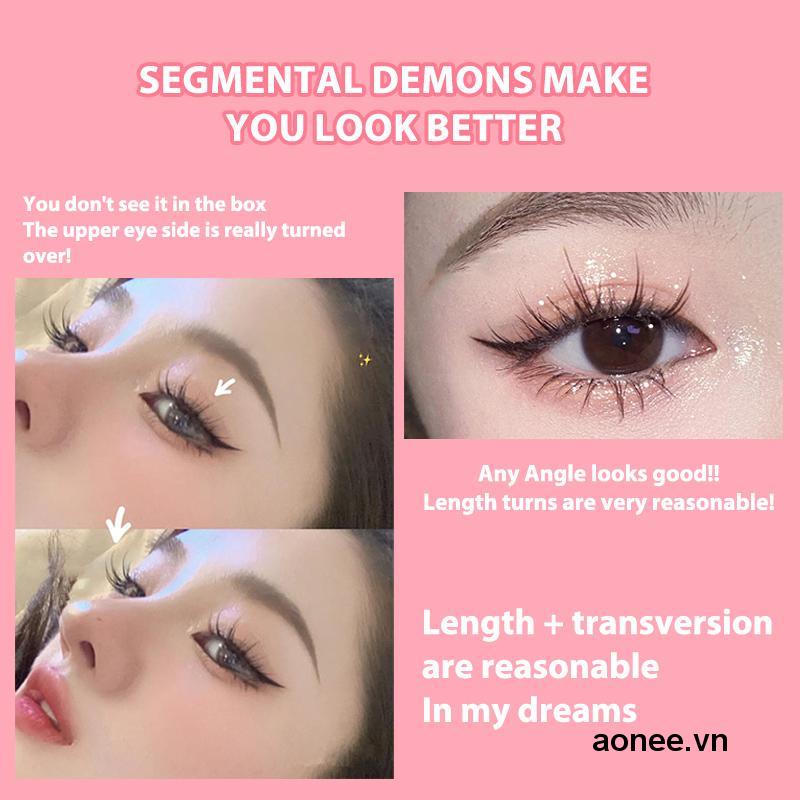 ✨✨Bộ Lông Mi Giả 3D Kiểu Đuôi Cá Tự Nhiên Dùng Trang Điểm Chuyên Nghiệp