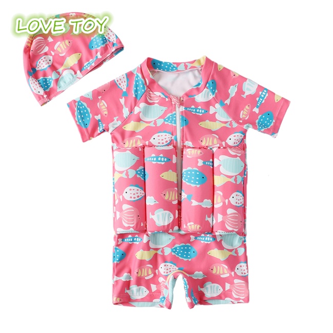Set 2 Áo Phao Bơi Liền Quần An Toàn Cho Bé