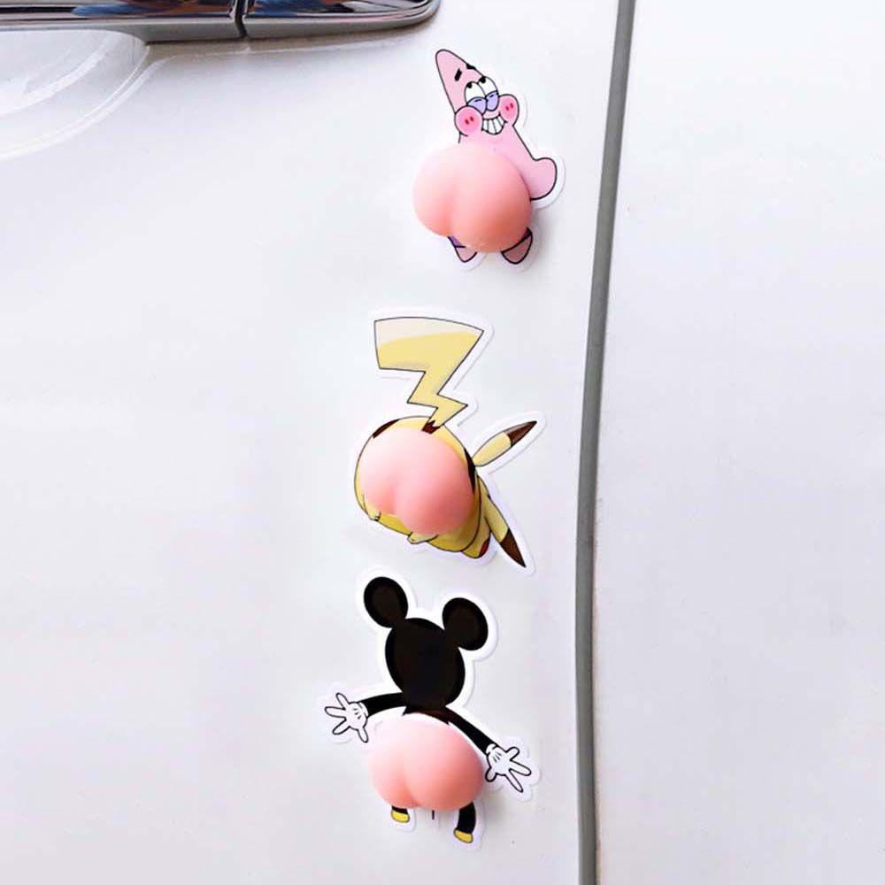 Miếng Dán 3D Chống Trầy Trang Trí Cửa Sổ Xe Hơi