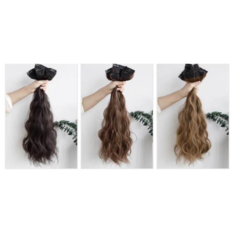combo 3 dãy kẹp xù FREESHIP MẪU XÙ