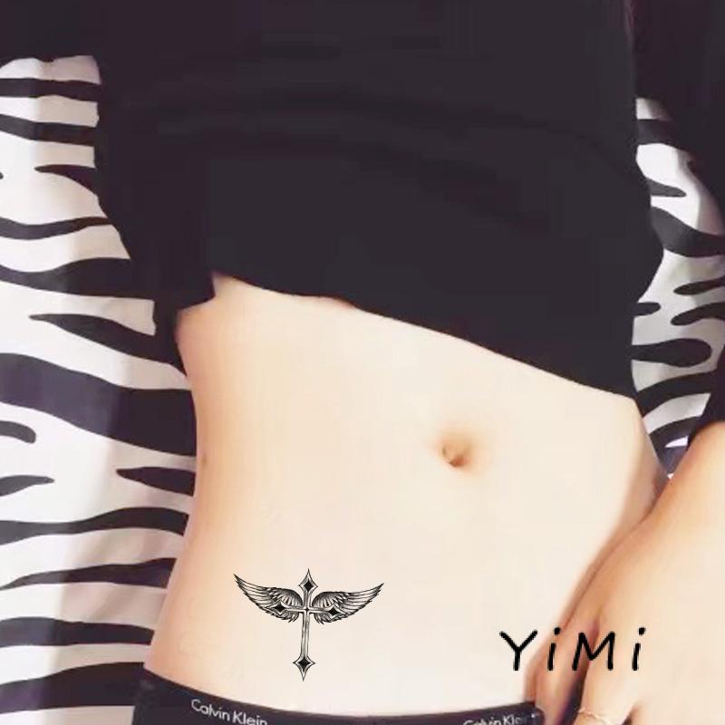 Hình Xăm Dán Chống Nước Lâu Trôi Họa Tiết Hình Học Phong Cách Harajuku