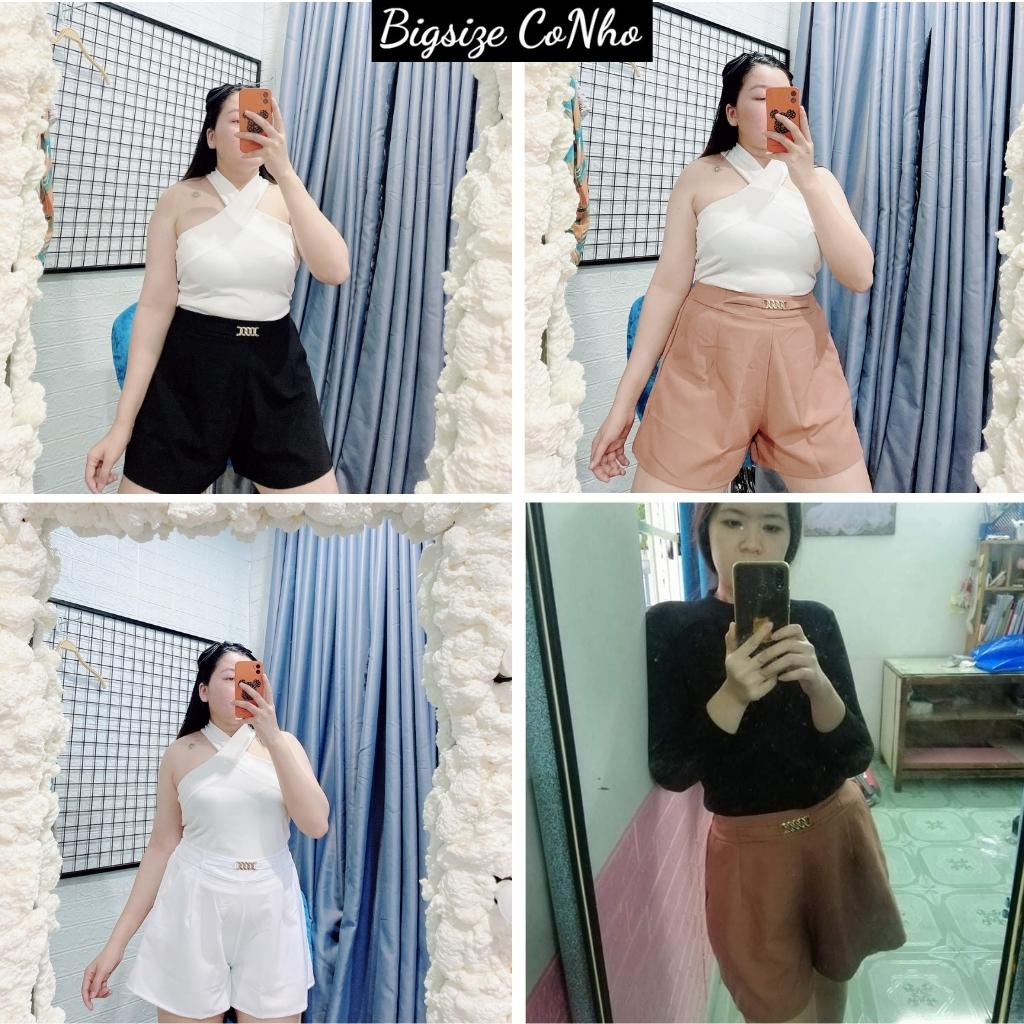 Quần short xích bigsize nữ, Quần đùi bigsize nữ 60-100kg QDX