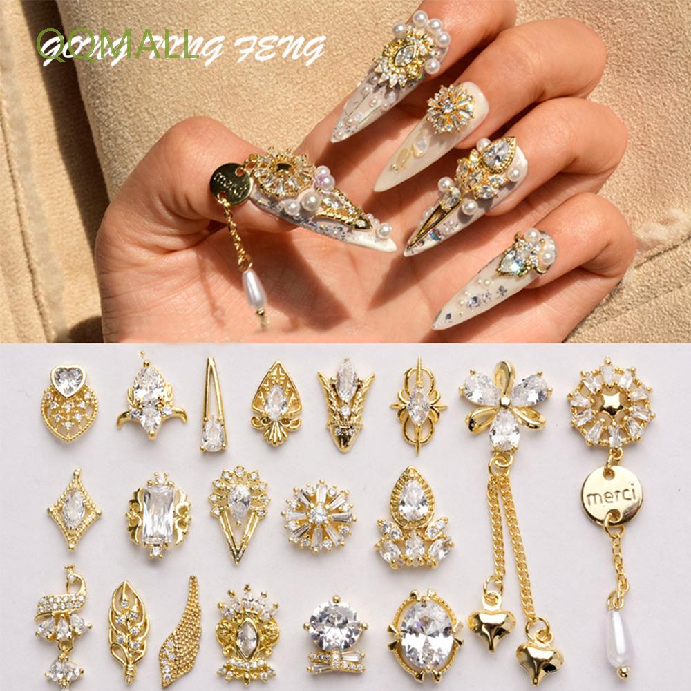 Phụ Kiện Trang Trí Móng Tay 3d Hình Hoa Hồng