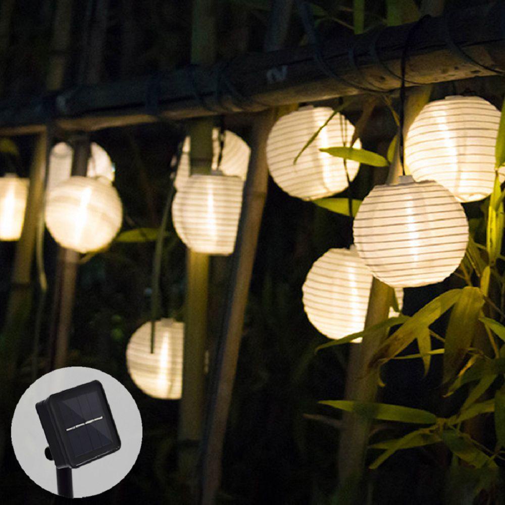PINEVN Dây Đèn Led Trang Trí Nhiều Màu Sử Dụng Năng Lượng Mặt Trời