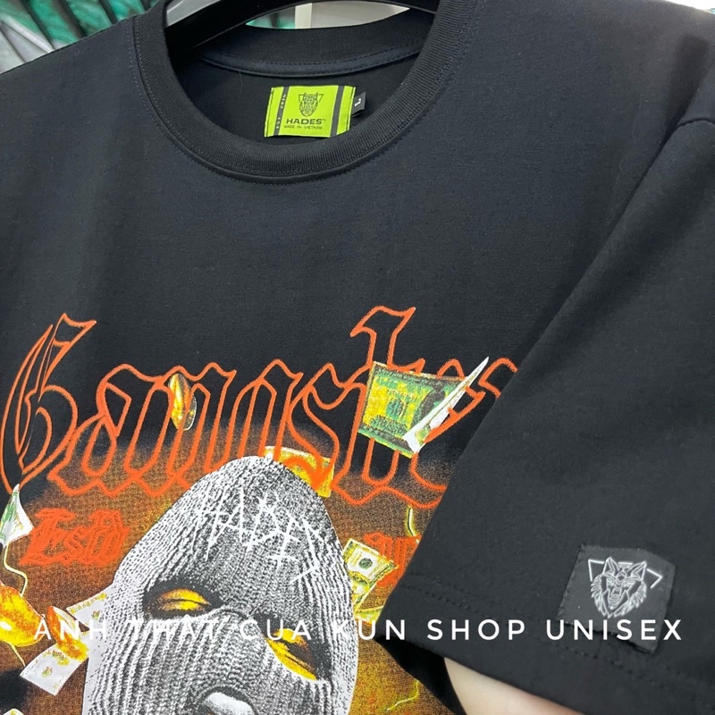 Áo thun hades Gangsta tee Nam nữ Full tag | BigBuy360 - bigbuy360.vn