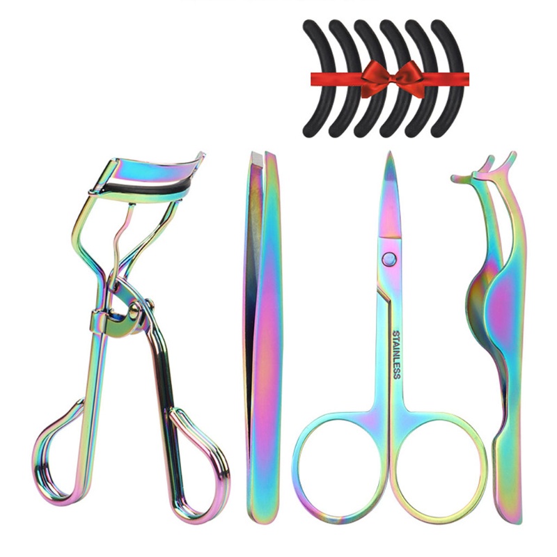 Bộ Dụng Cụ Uốn Lông Mi / Lông Mày / Nhíp Gắp Bằng Thép Không Gỉ YOUYO