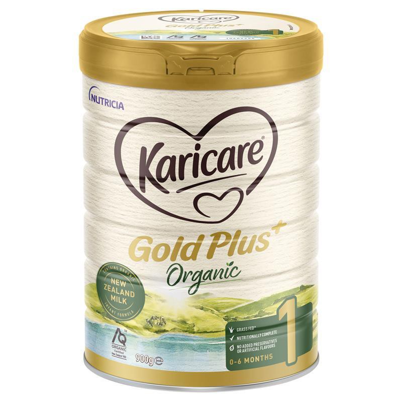 Sữa bột Karicare Gold+ Organic Infant Formula 900g Số 1