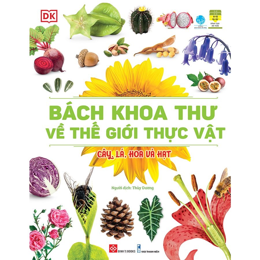 SÁCH - BÁCH KHOA THƯ VỀ THẾ GIỚI THỰC VẬT - CÂY, LÁ, HOA VÀ HẠT