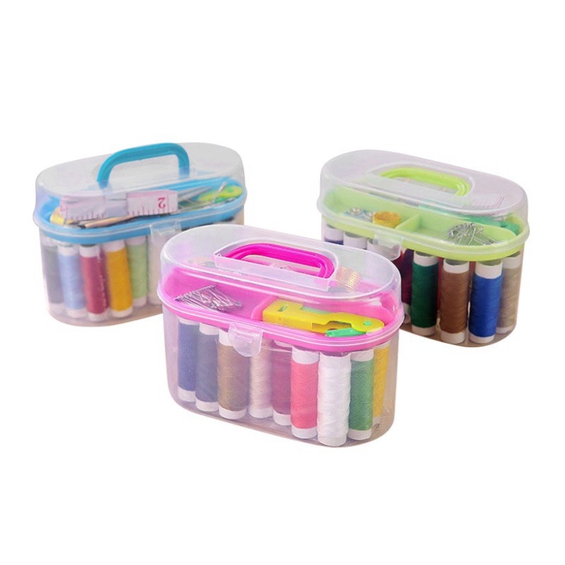 Hộp kim chỉ gia đình tiện lợi đa năng nhiều chi tiết Hộp To EMY