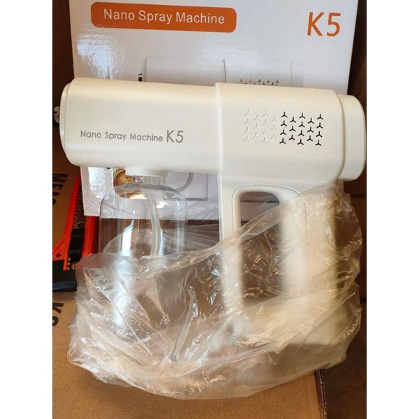 Máy phun sương khử khuẩn Nano Spray Machine K5 cầm tay - Dạng sạc pin di động Kèm cáp sạc