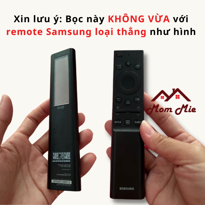 Vỏ bọc remote tivi SAMSUNG LOẠI CONG, chống bụi bẩn, chống trượt, I027, I028