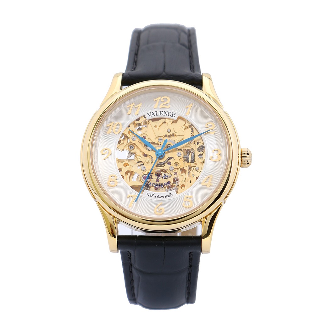 Đồng hồ cơ Valence hàn quốc dây da VA023 VC-047