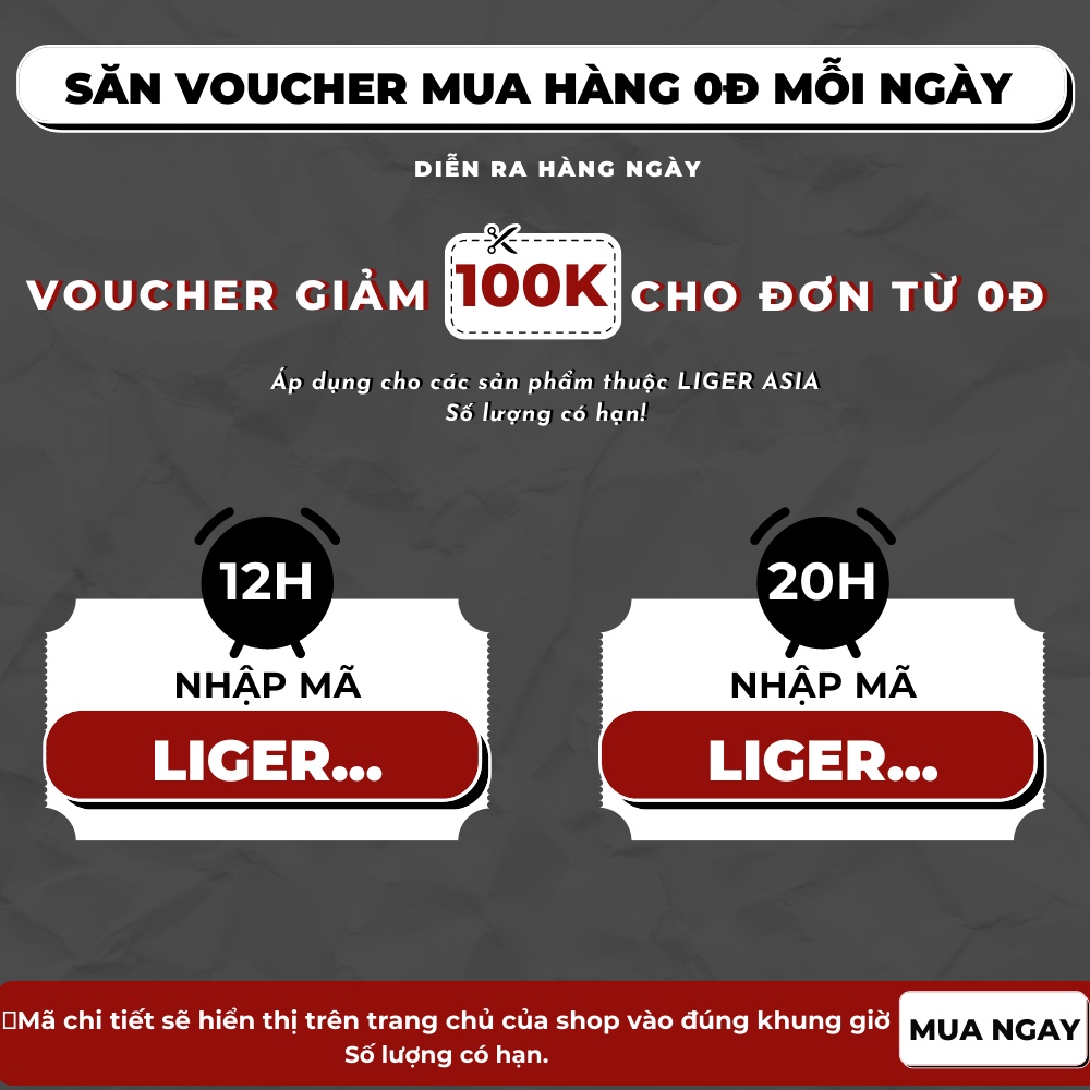 Áo thun LEVENTS Popular Logo Tee/ Black White hàng unisex chất liệu cotton - Liger Asia