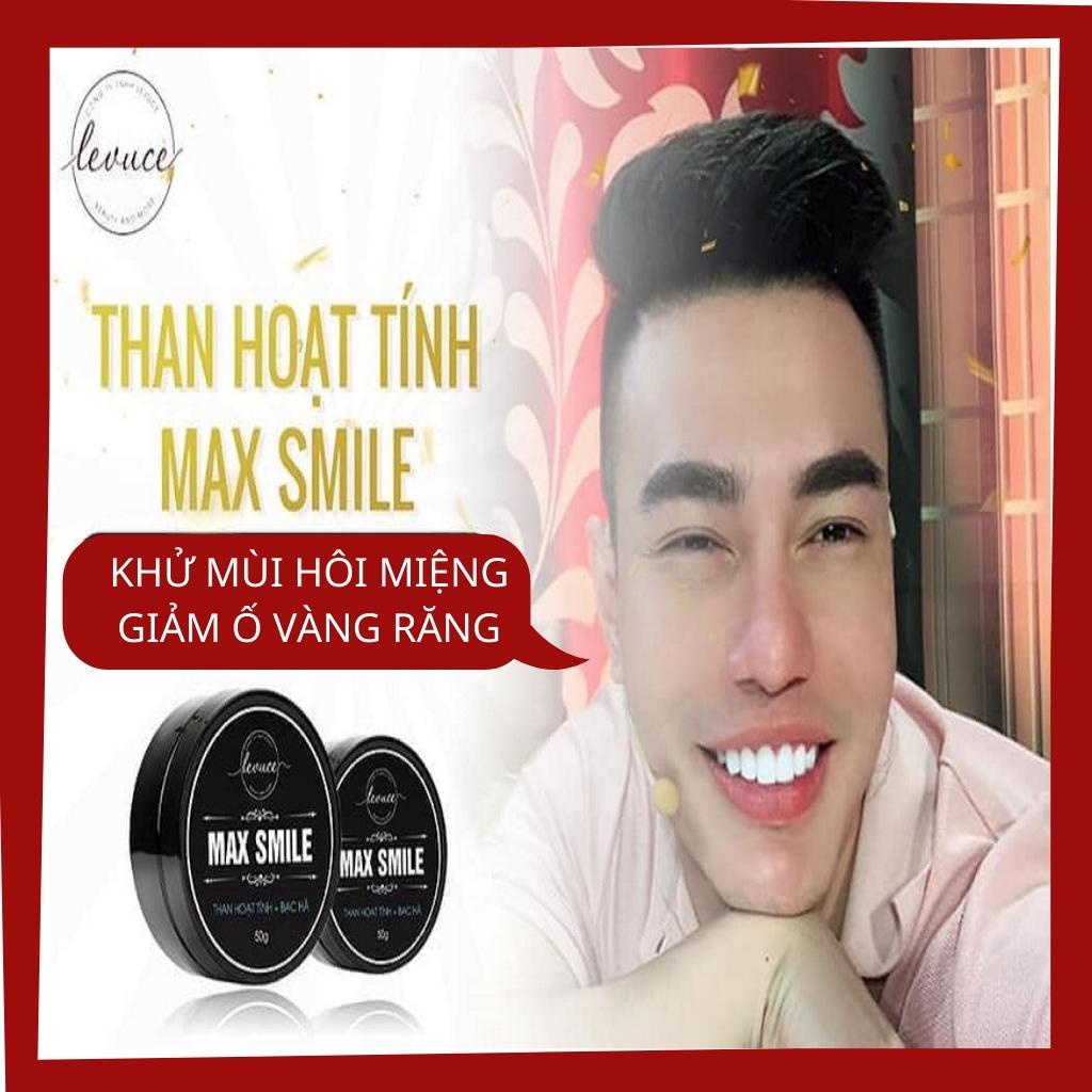 Than Hoạt Tính Trắng Răng MAX SMILE - Than Hoạt Tính Đánh Răng Làm Trắng Răng Tự Nhiên Tại Nhà Hiệu Quả