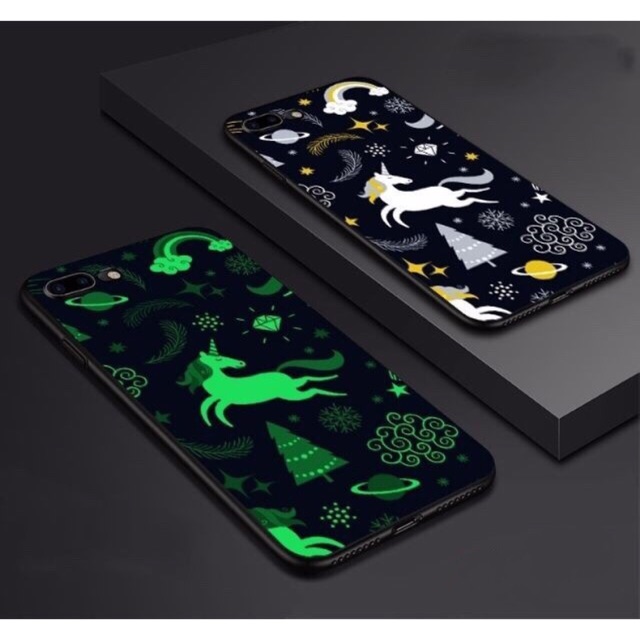ỐP IPHONE,ỐP MỀM CÓ DẠ QUANG (IPHONE 6/7/8/X)