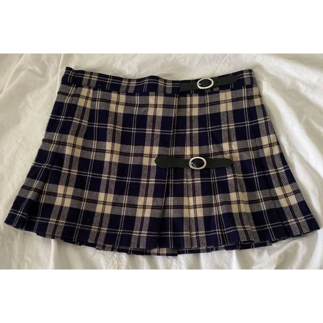 Chân váy Dana plaid skirt xếp ly kẻ caro