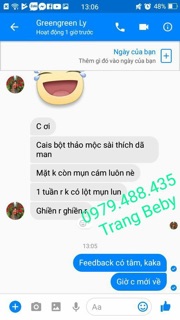 Bột thảo mộc tắm - rửa mặt  handmade