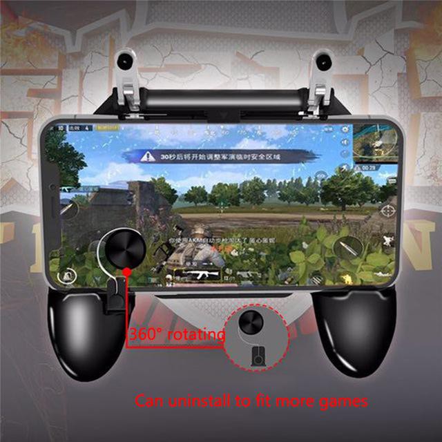 W11+ PUBG Mobile Game Controller Artifact Assistant Key Handle Joystick Gamepad for iPhone Android