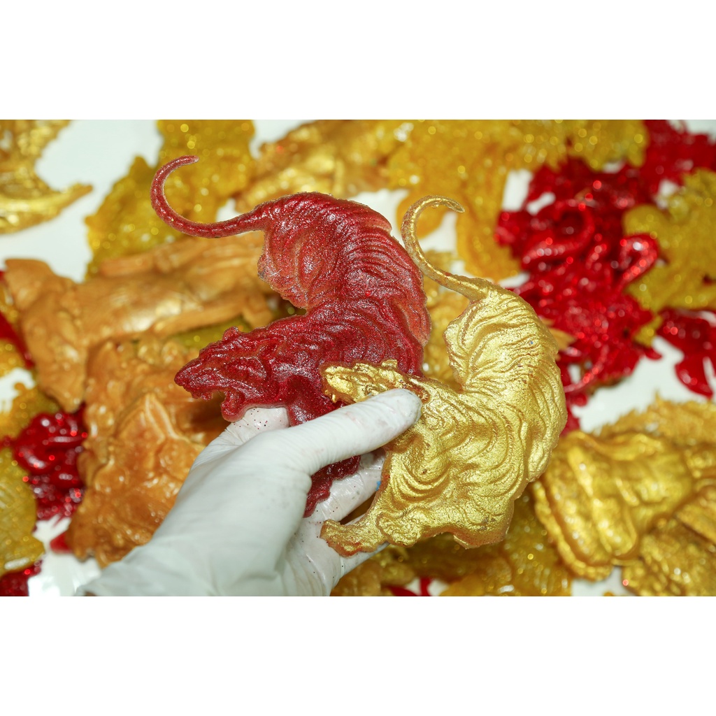 . Hình nổi thư pháp 3D-MẪU HỔ 2022[Trang trí dưa, dừa bưởi thư pháp ngày tết]ThanghaCalligraphy | BigBuy360 - bigbuy360.vn