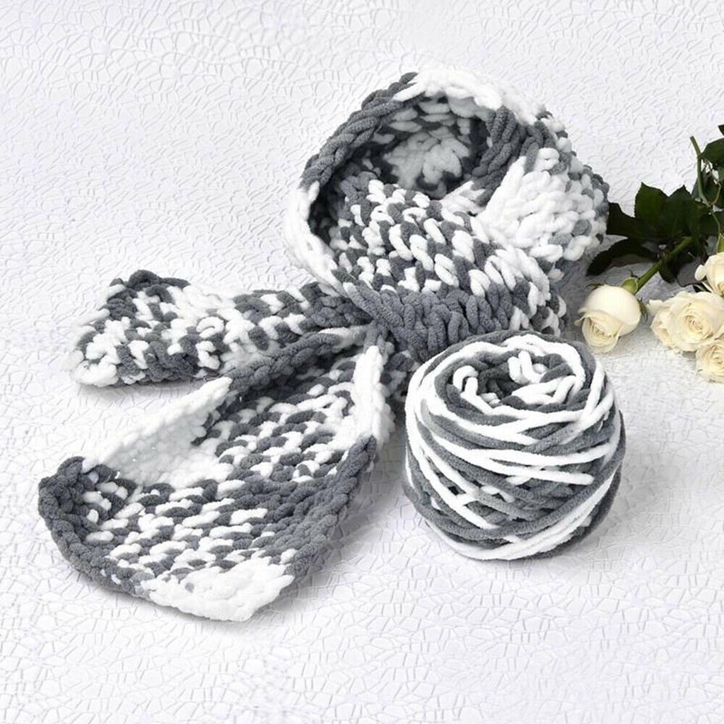 Cuộn Len Đan Sợi Móc Mềm Mại Nhiều Màu Sắc 165g