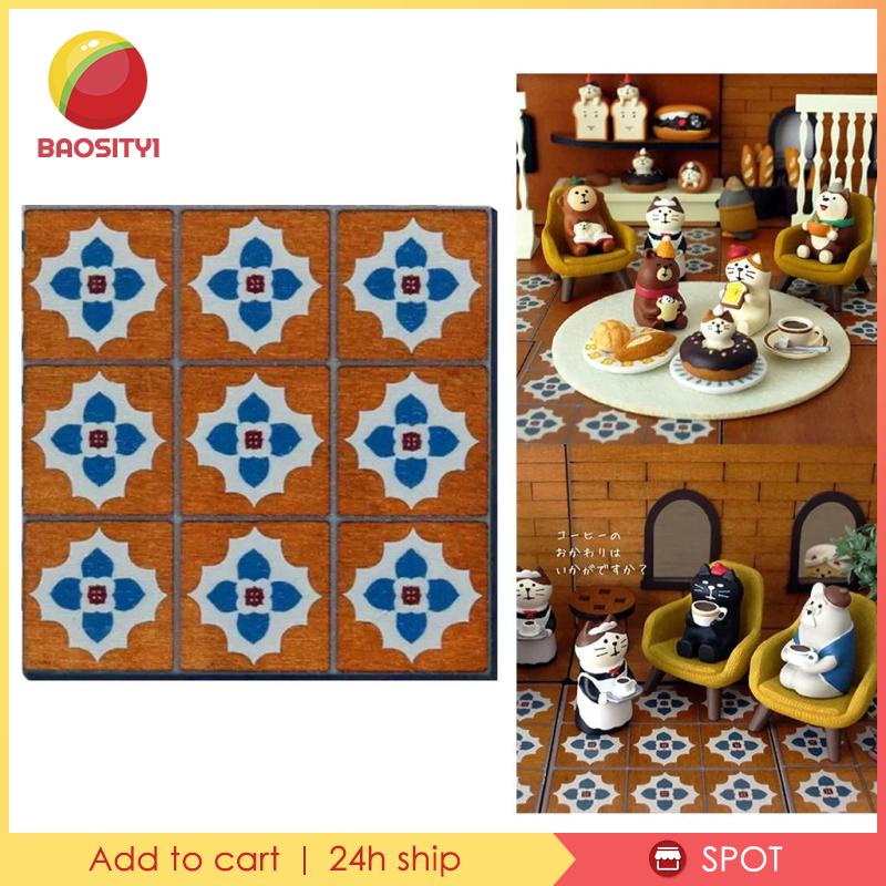 [Baosity1] Thảm Lót Sàn Nhà Búp Bê Tỉ Lệ 1 / 12