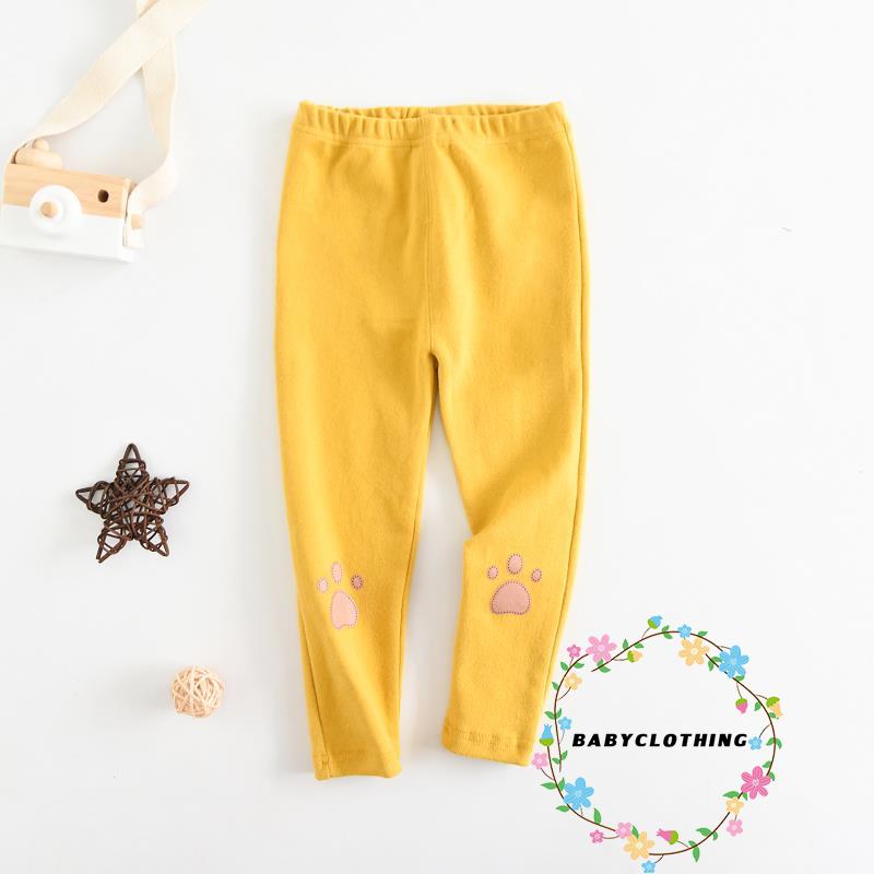 Quần Legging Co Giãn Họa Tiết Hoạt Hình Đáng Yêu Cho Bé