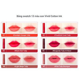 Son Kem Lì Innisfree Vivid Cotton Ink