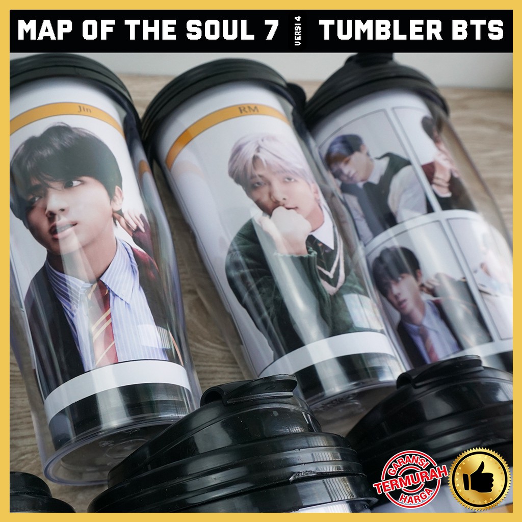 Bình Nước Hình Bts Bangtan (map Of The Soul 7 Version 4) / Merchandise Kpop / Bt21 / Bottle Bts