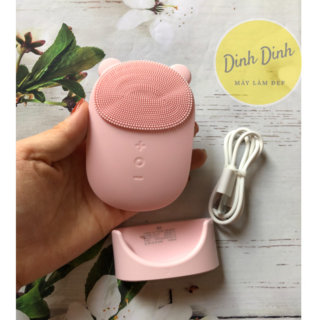 Máy rửa mặt Xiaomi Clean Bear 2in1 Chính Hãng điện di nóng, massage sạch mụn đầu đen chống nước | BigBuy360 - bigbuy360.vn