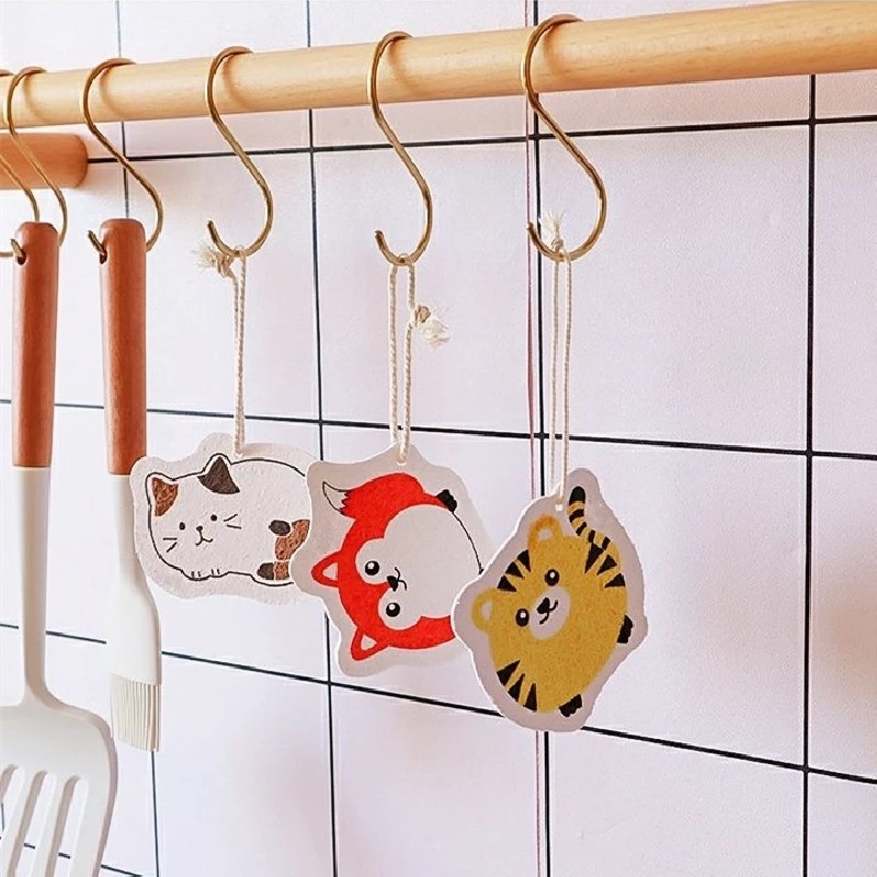 Miếng Xốp Rửa Chén Đa Năng Thấm Hút Nước Chống Dính Dầu Họa Tiết Hoạt Hình Dễ Thương