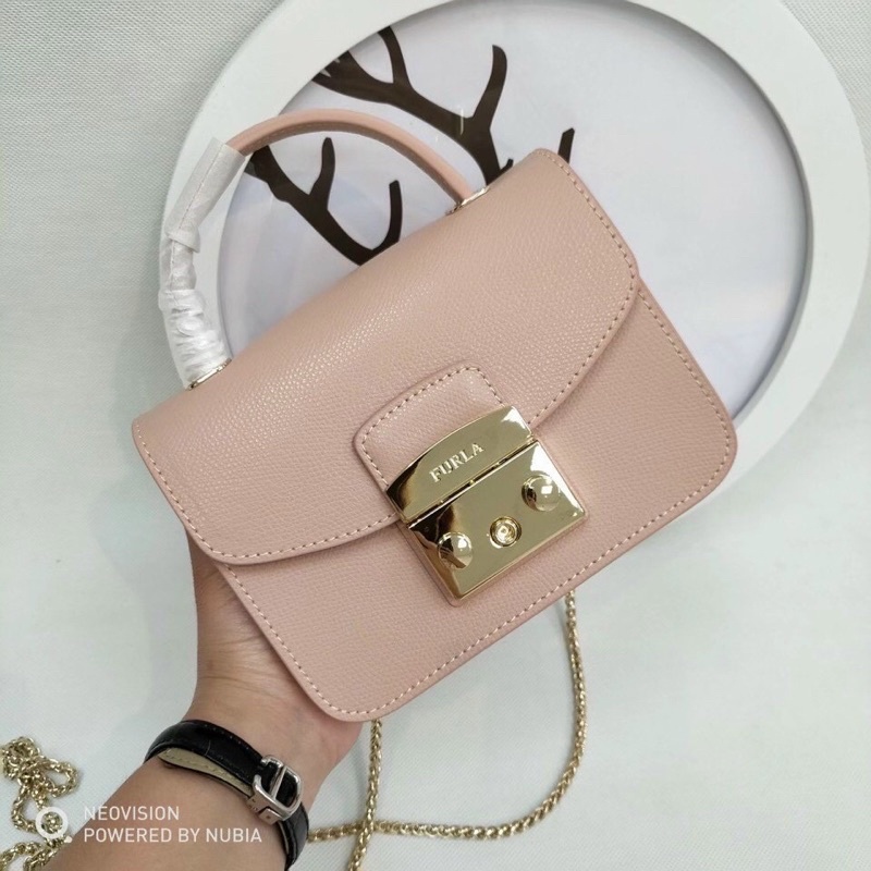 Túi hồng quai hàng tuồn- size 17- sẵn