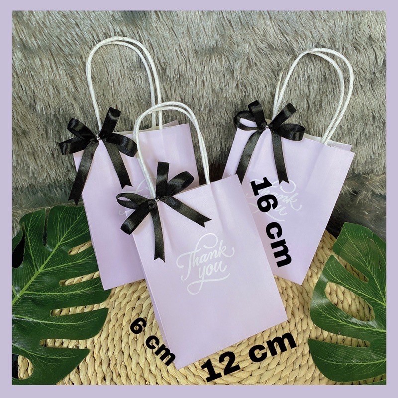 110 túi giấy kraft đựng mỹ phẩm quà tặng ngang 12 cao 16 hong 6 cm