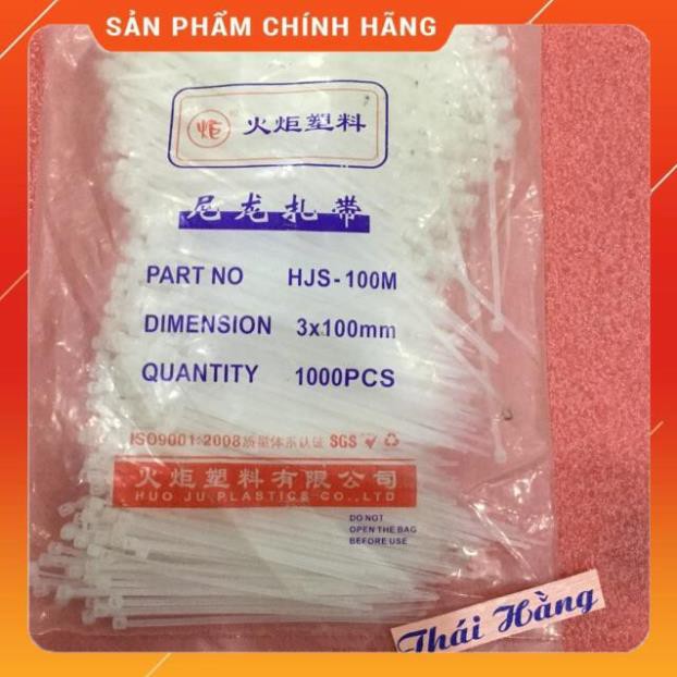 [FRESHIP] Dây thít 3x100 mm/1000 chiếc [GiáTốt]