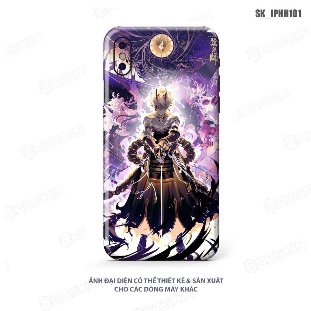 Miếng Dán Skin Dành Cho IP X/XS/XR/XS Max Hoạt Hình Độc Lạ |SK_IPHH101| Film Chính Hãng, Cắt CNC, Dán Kín Lưng Viền Máy