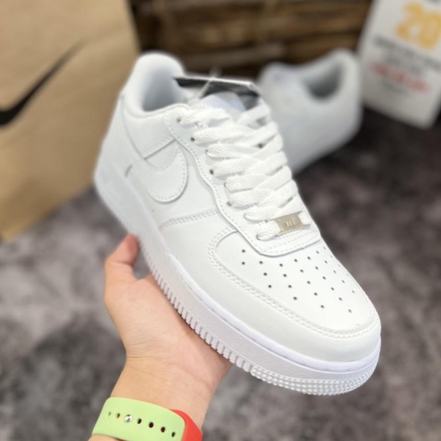 Giày Thể Thao Sneaker  Af1 Full Trắng AirFoce1 White