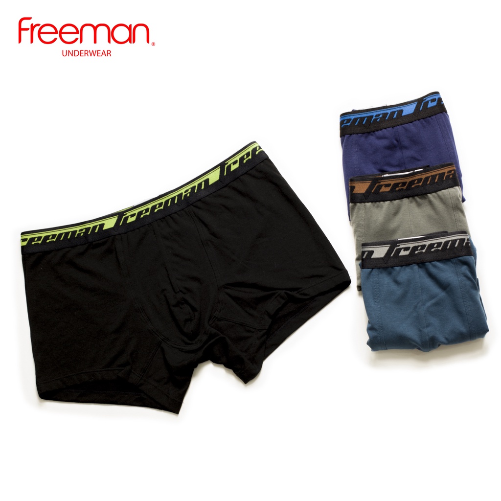 Quần boxer đùi chất liệu TC thiết kế đơn giản, thoải mái Freeman  6528